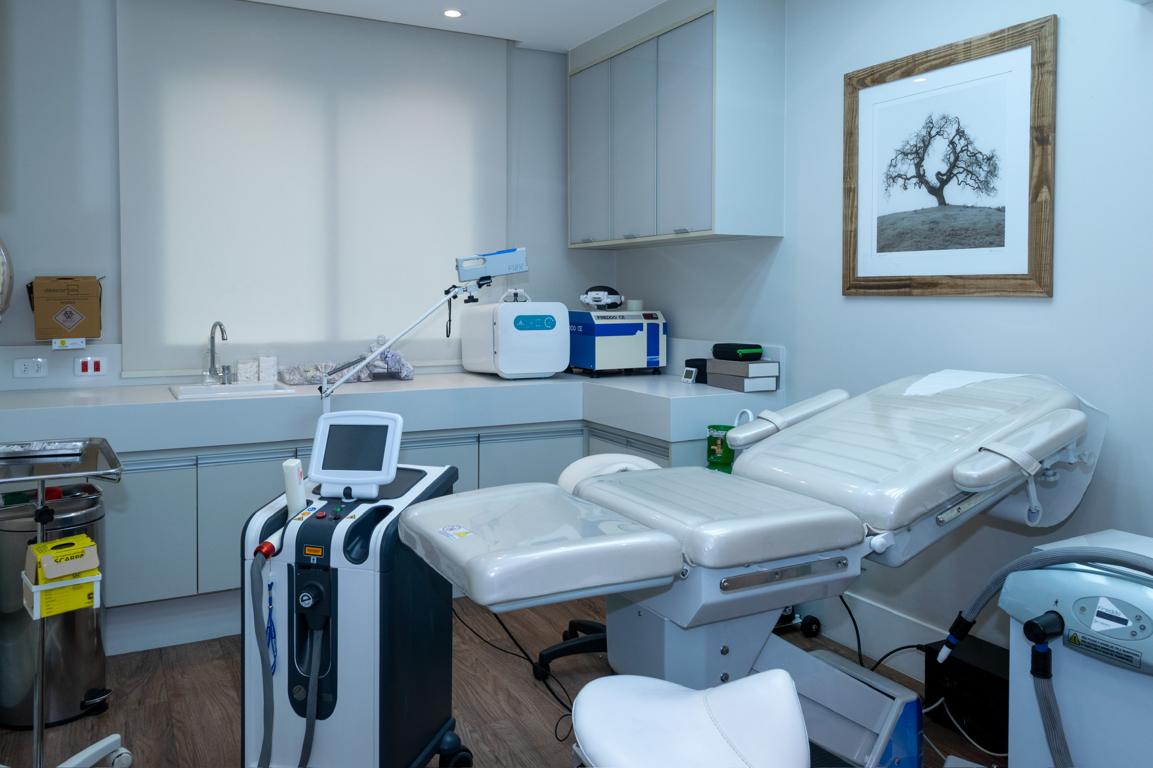 Recepção da clínica vascular LegCare em São Paulo