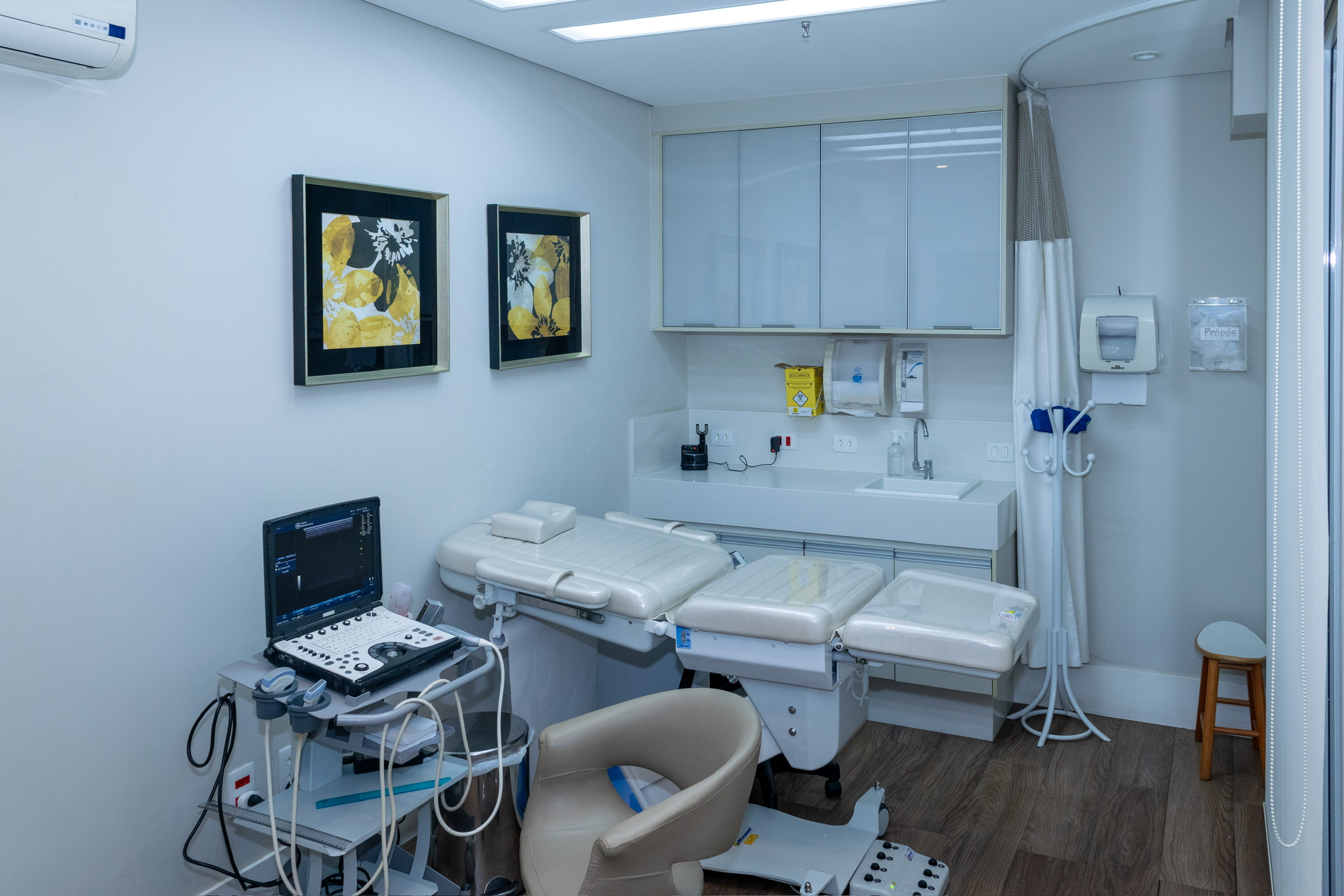 Ambiente de espera da LegCare na Vila Nova Conceição