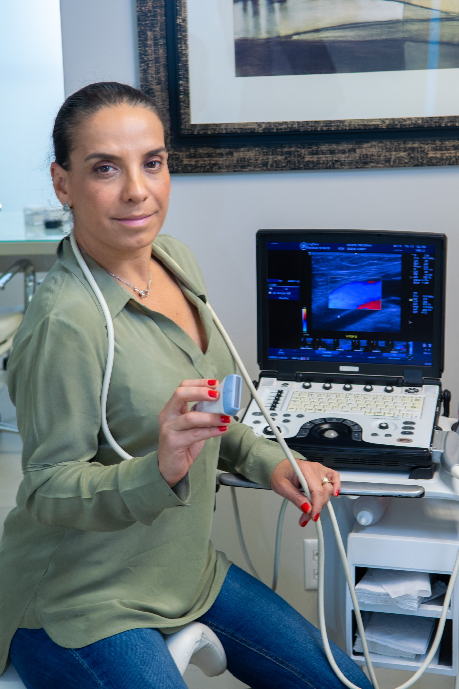 Sala de atendimento vascular da LegCare em São Paulo