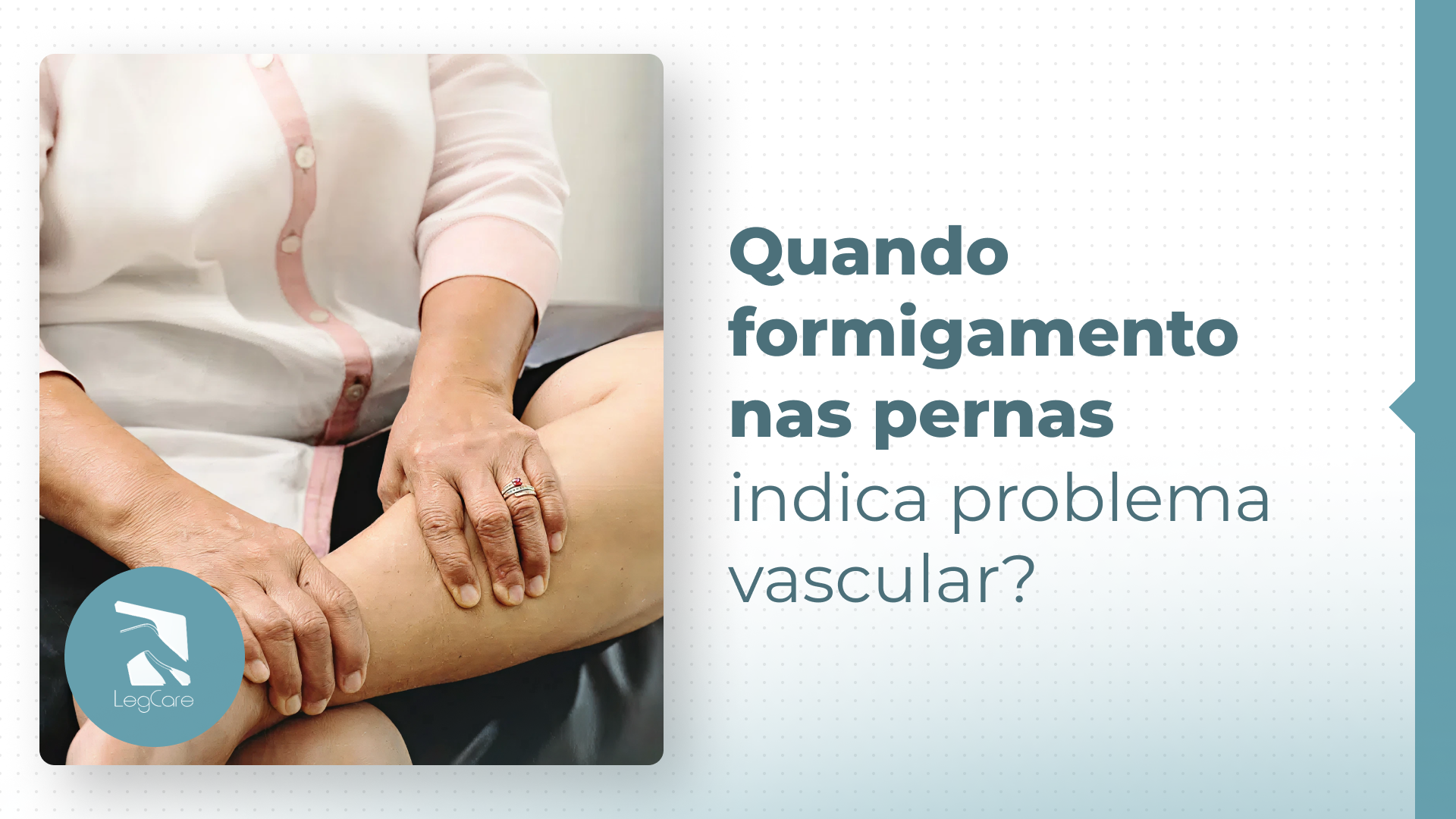 Quando formigamento nas pernas indica problema vascular?
